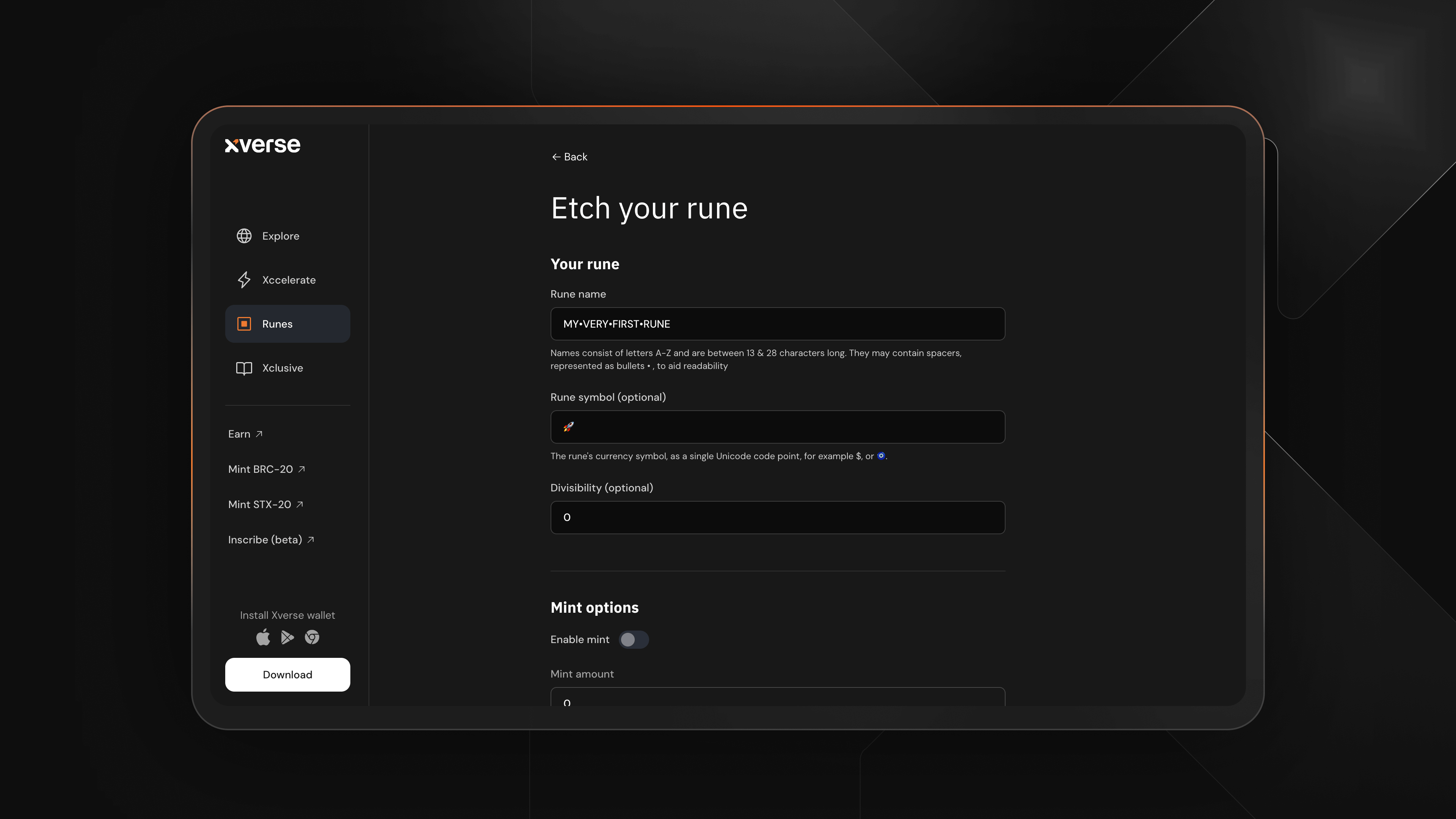 How to Etch Your Own Rune with Xverse_ – 2-min.png