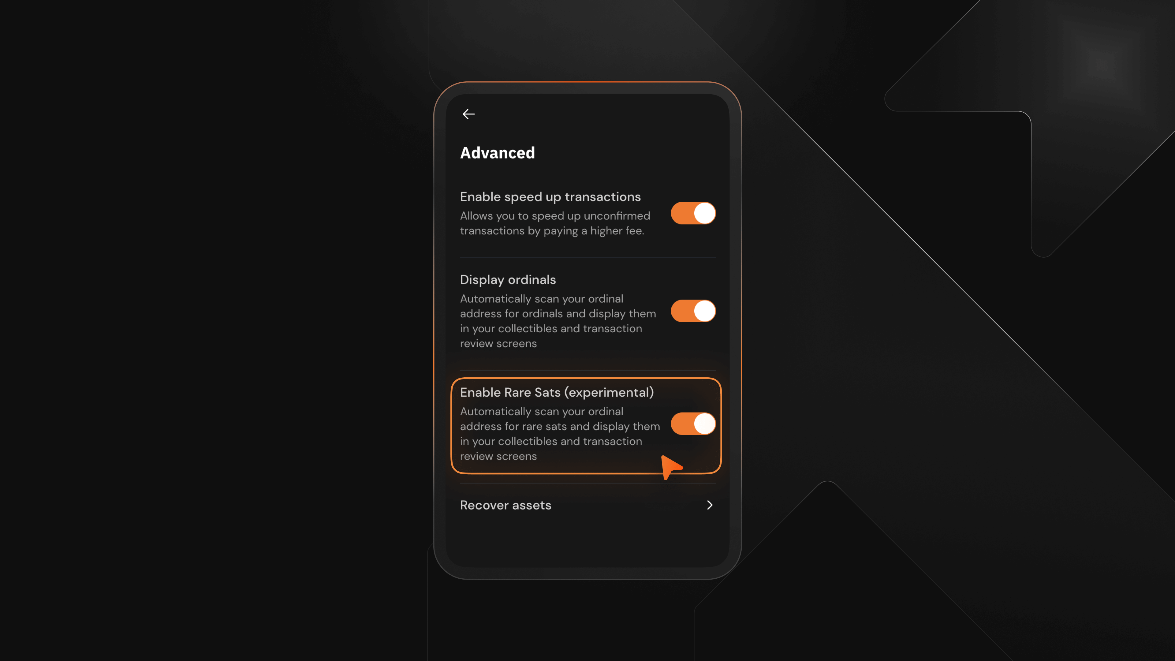 How to recover BTC sent to the Ordinal address in Xverse_ - 1-min.png