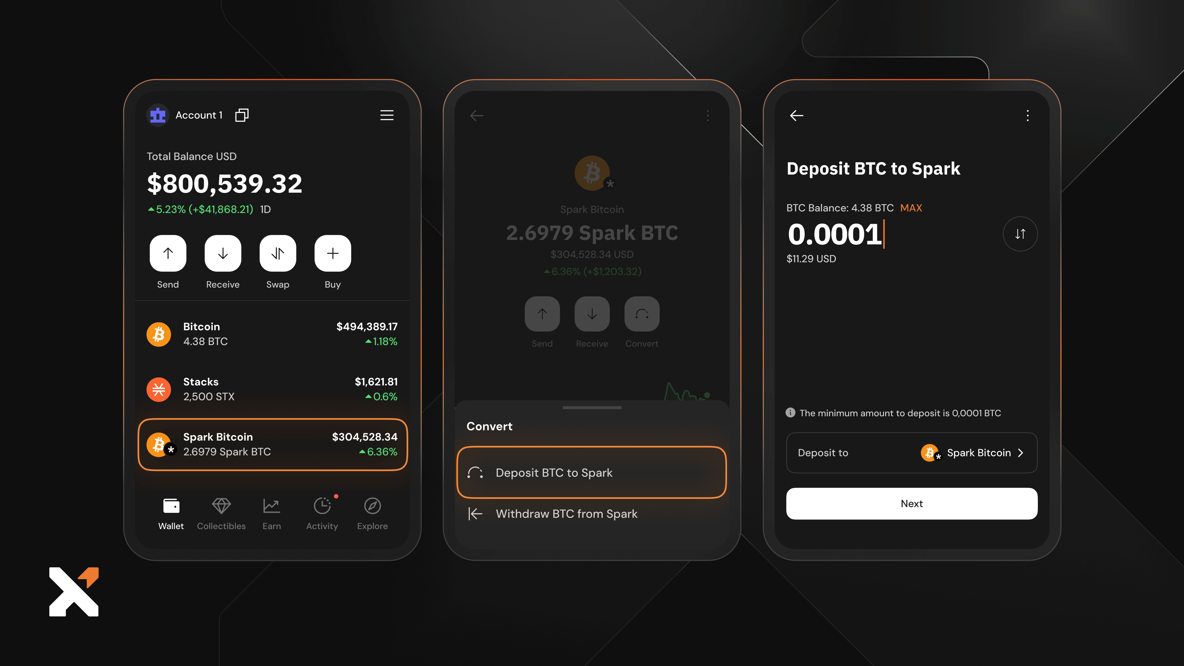 How to Deposit BTC into Your Spark Wallet in Xverse – Xverse